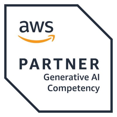 AWS Partner badge for competency in Generative AI services, Data & AI | DXC Technology 